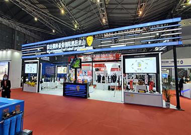 Shandong Xunkai brought its products to participate in the Shanghai International Fire Exhibition。